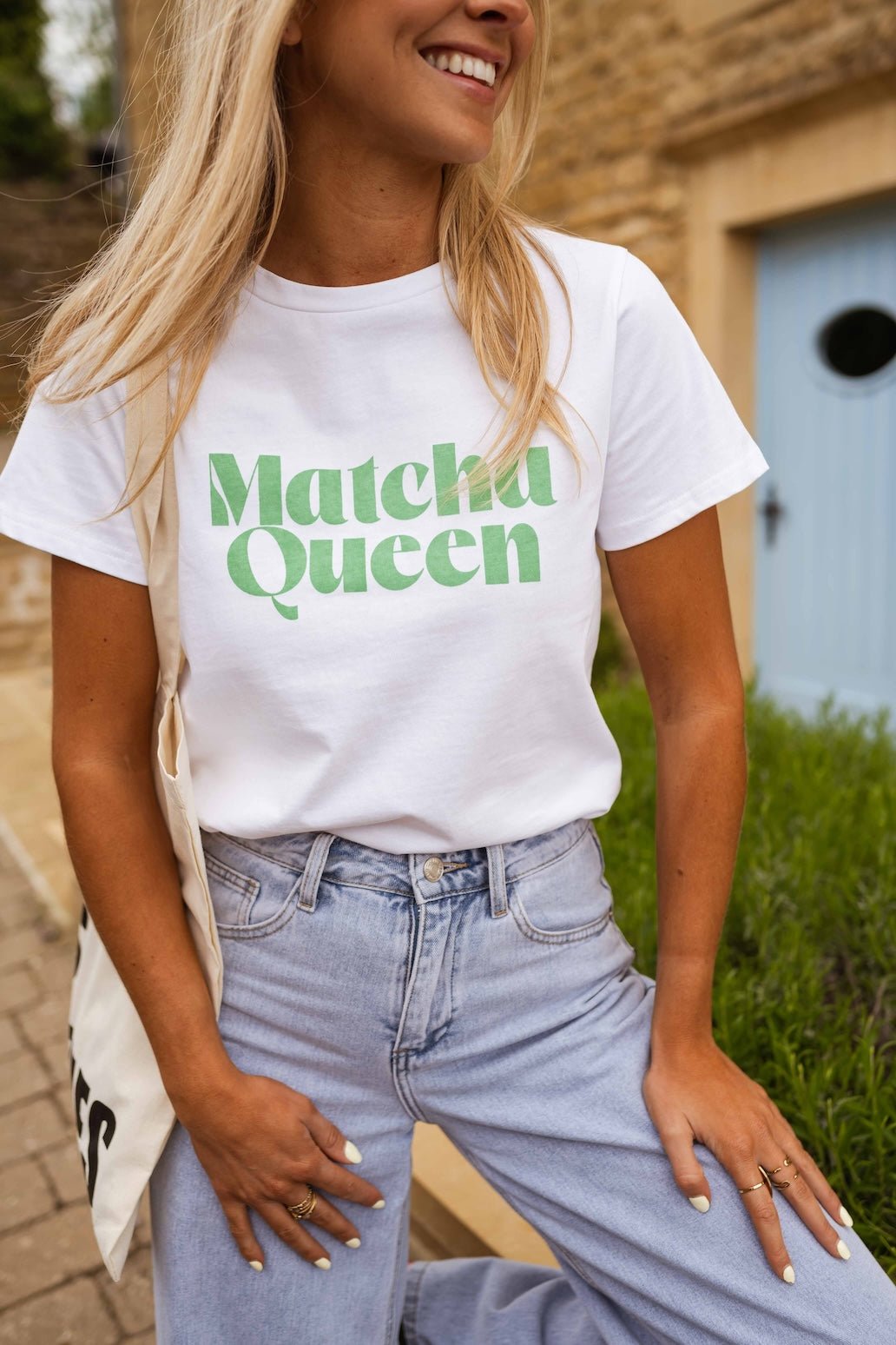T-shirt blanc Matcha