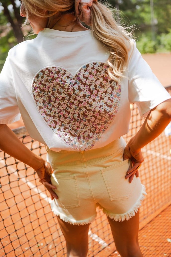 T-shirt blanc Rosa