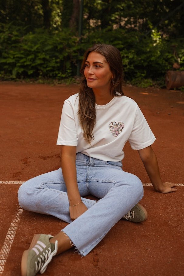 T-shirt blanc Rosa