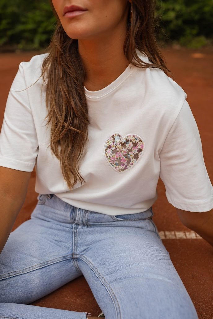T-shirt blanc Rosa