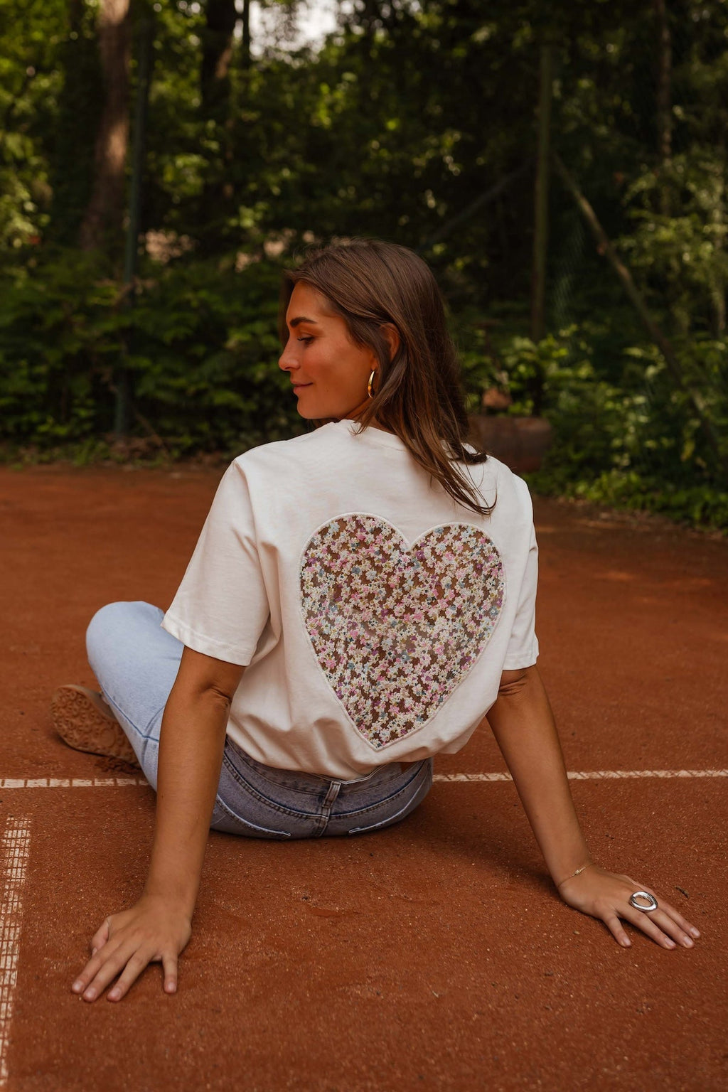 T-shirt blanc Rosa