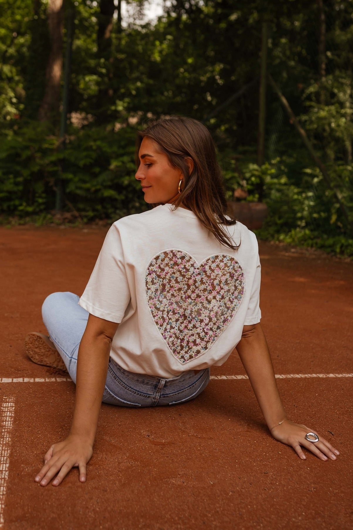 T-shirt blanc Rosa