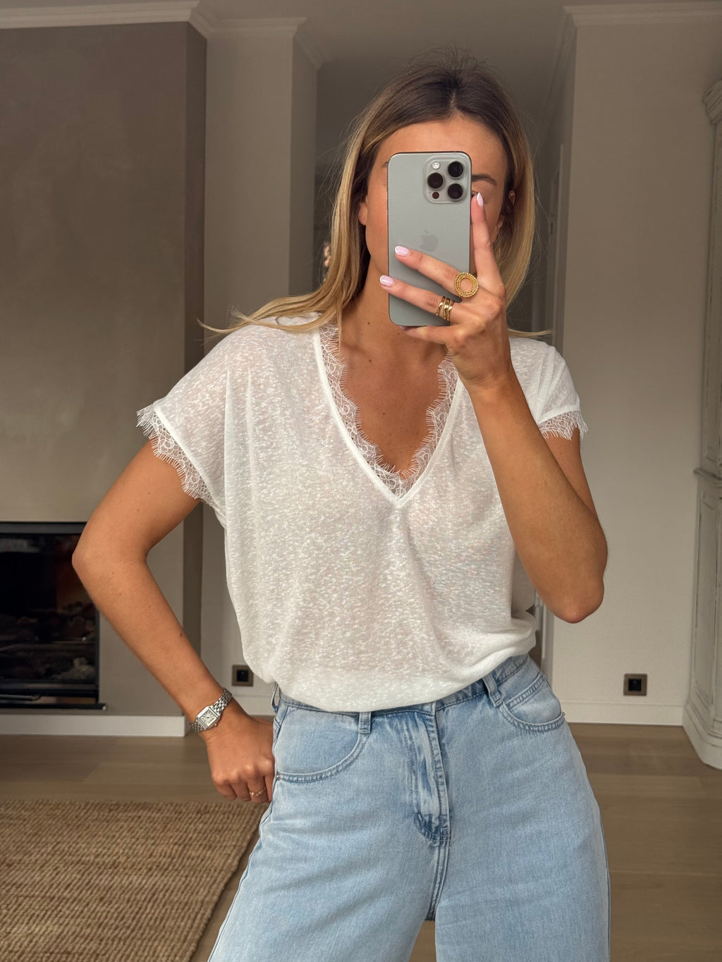 T-shirt blanc Soho