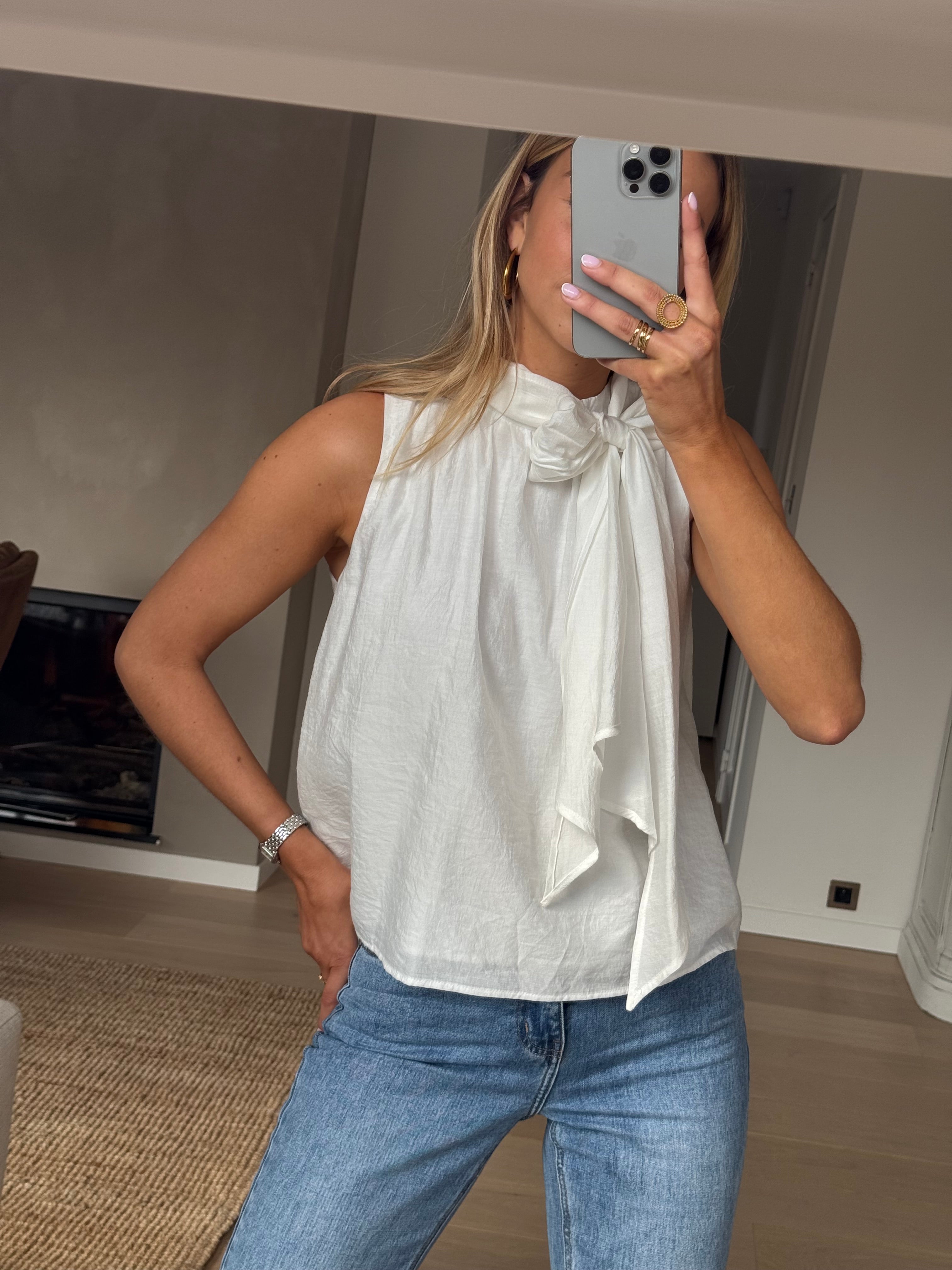 Chemisier Tessi blanc