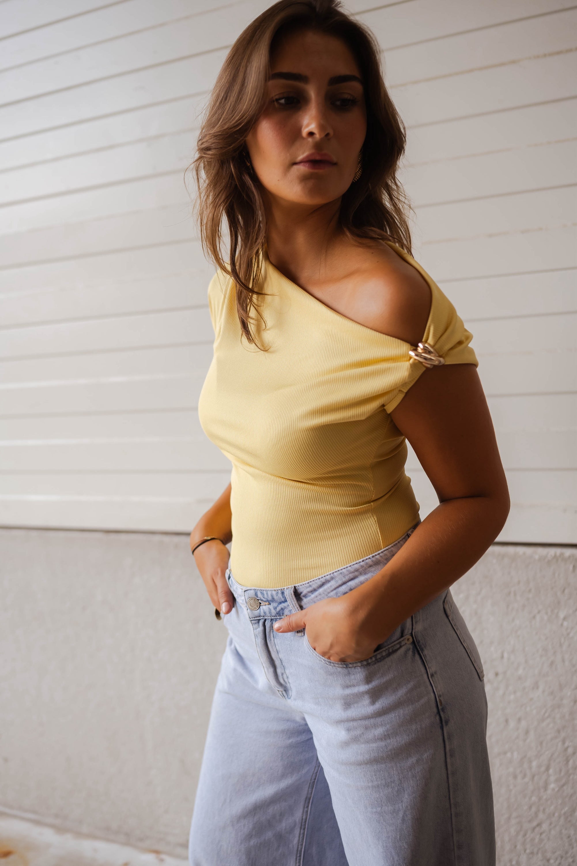 T-shirt Adao jaune
