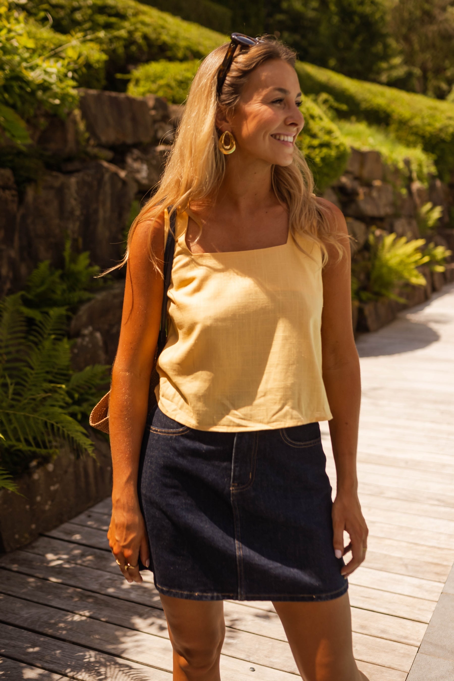 Haut Annie jaune