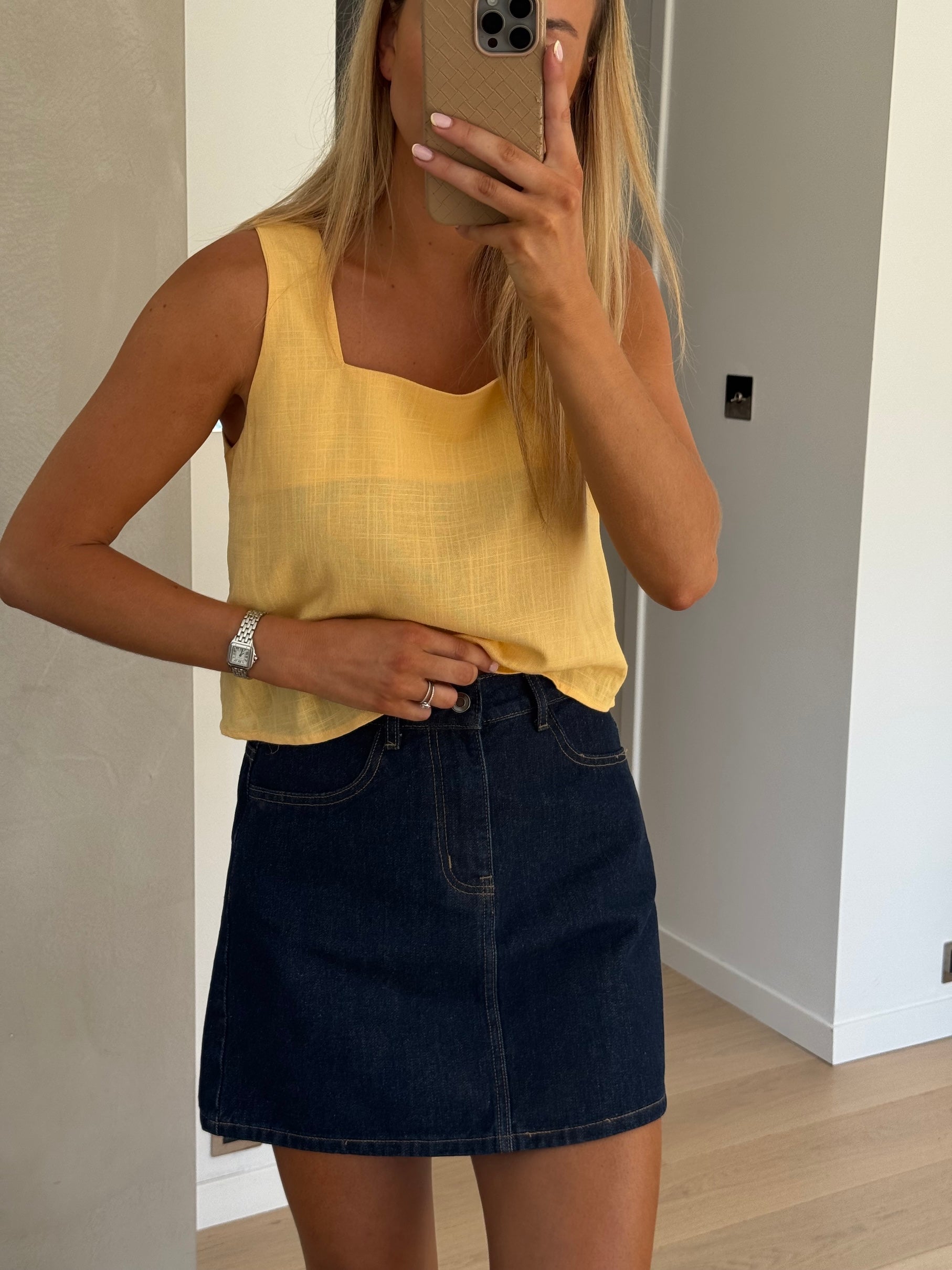 Haut Annie jaune