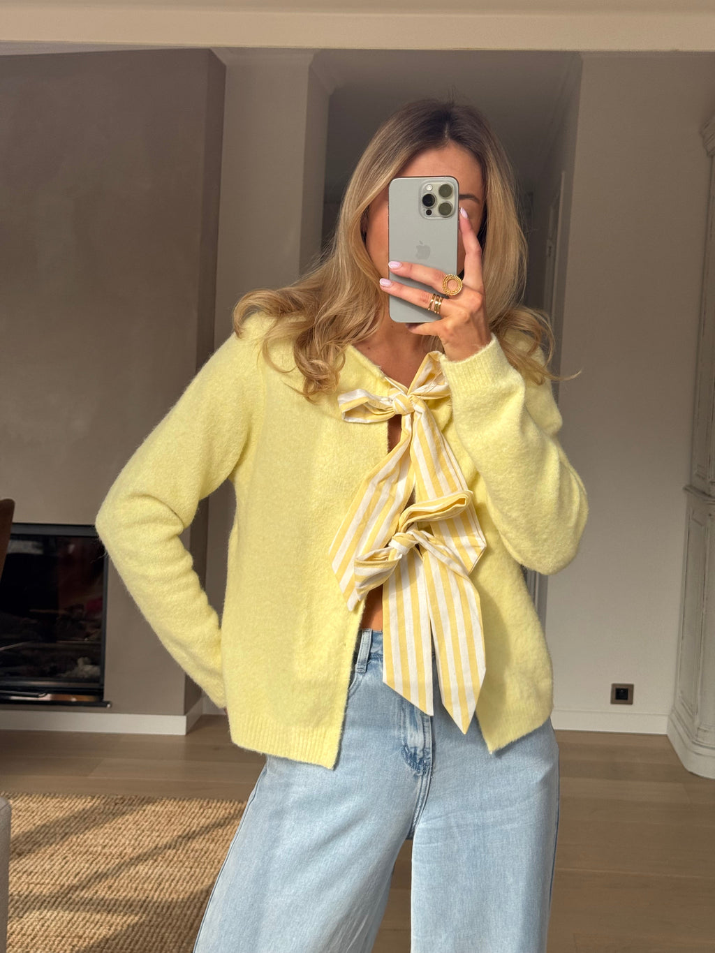 Pull Fanely jaune