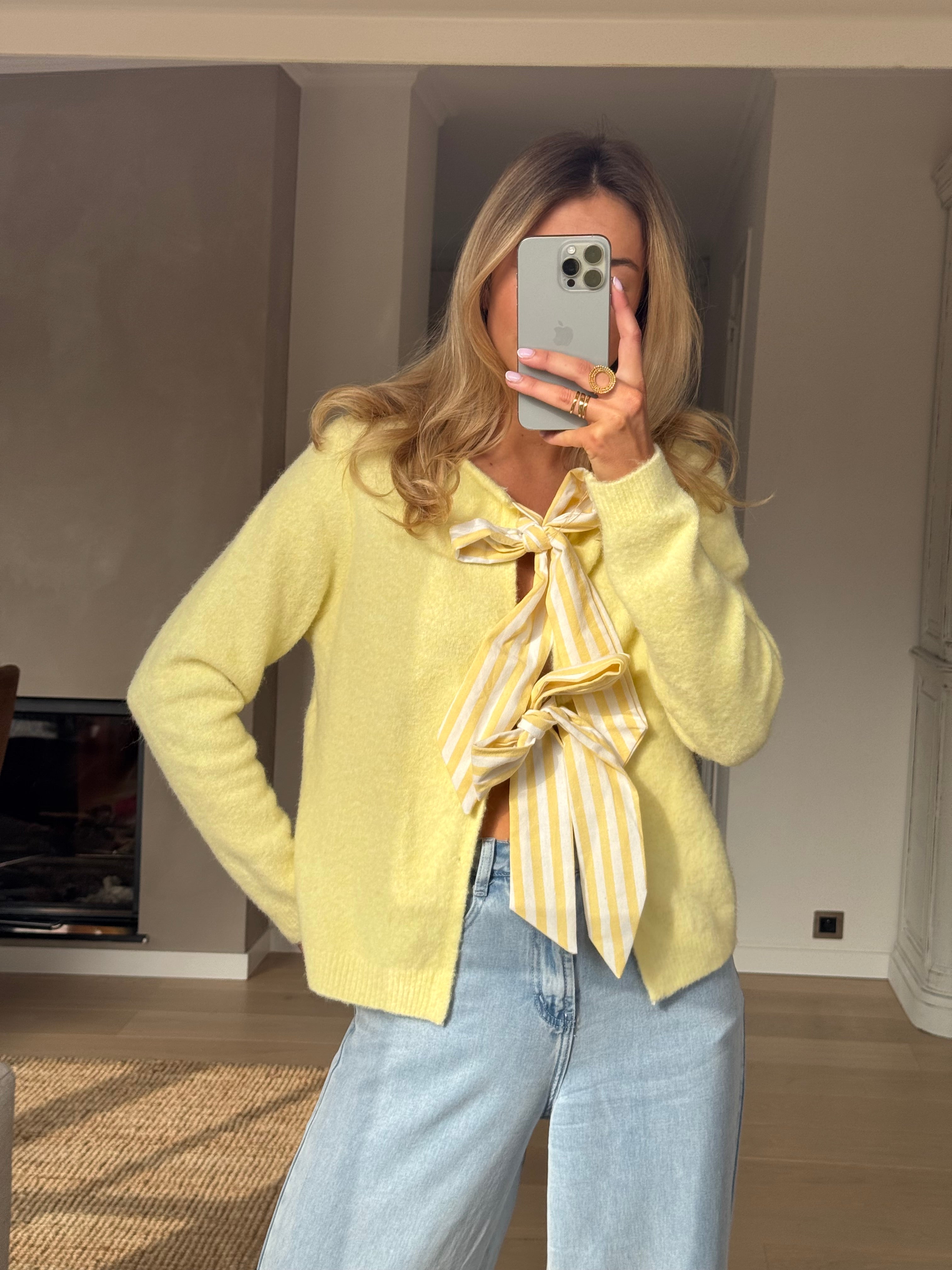 Pull Fanely jaune
