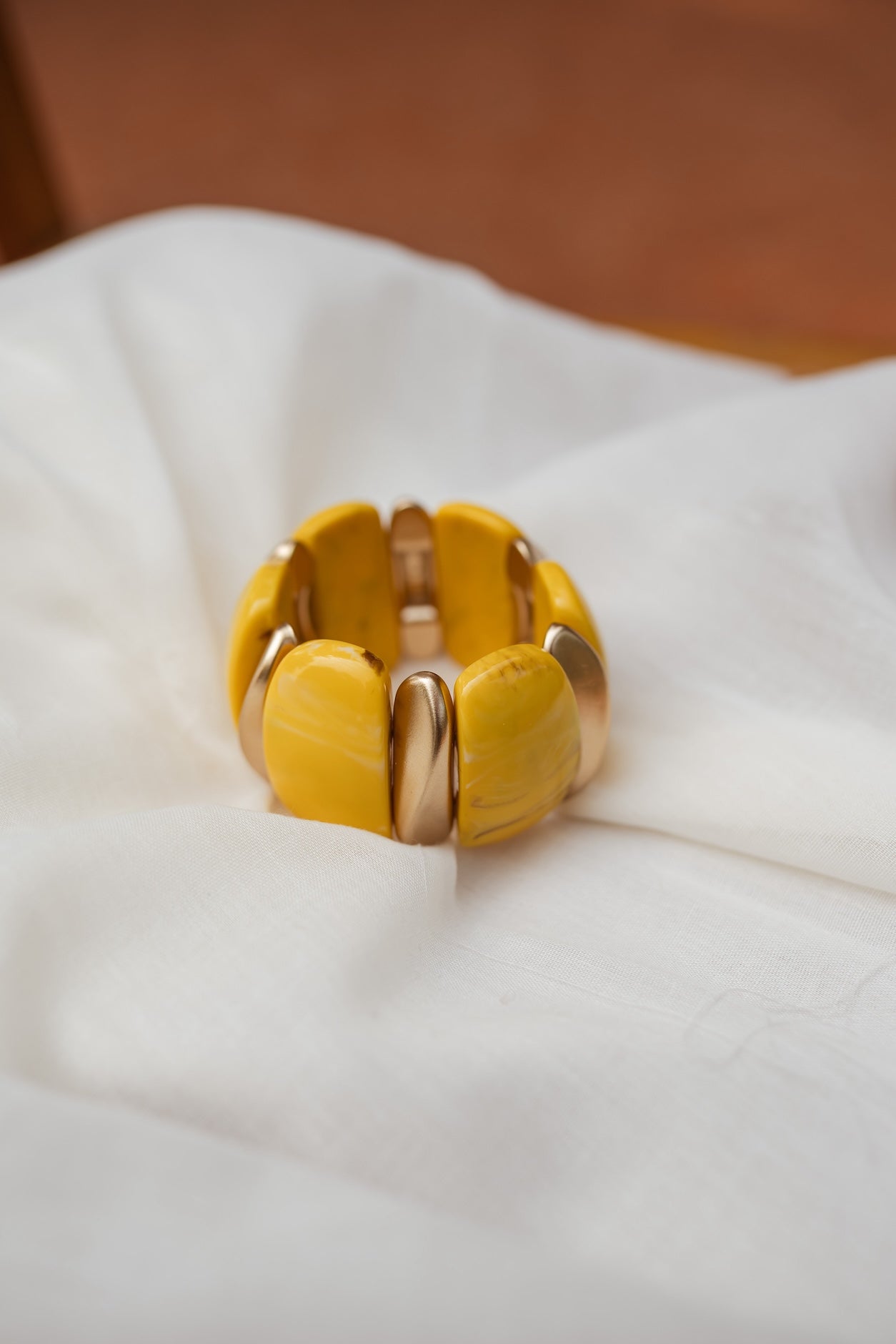 Bracelet Gola jaune et or