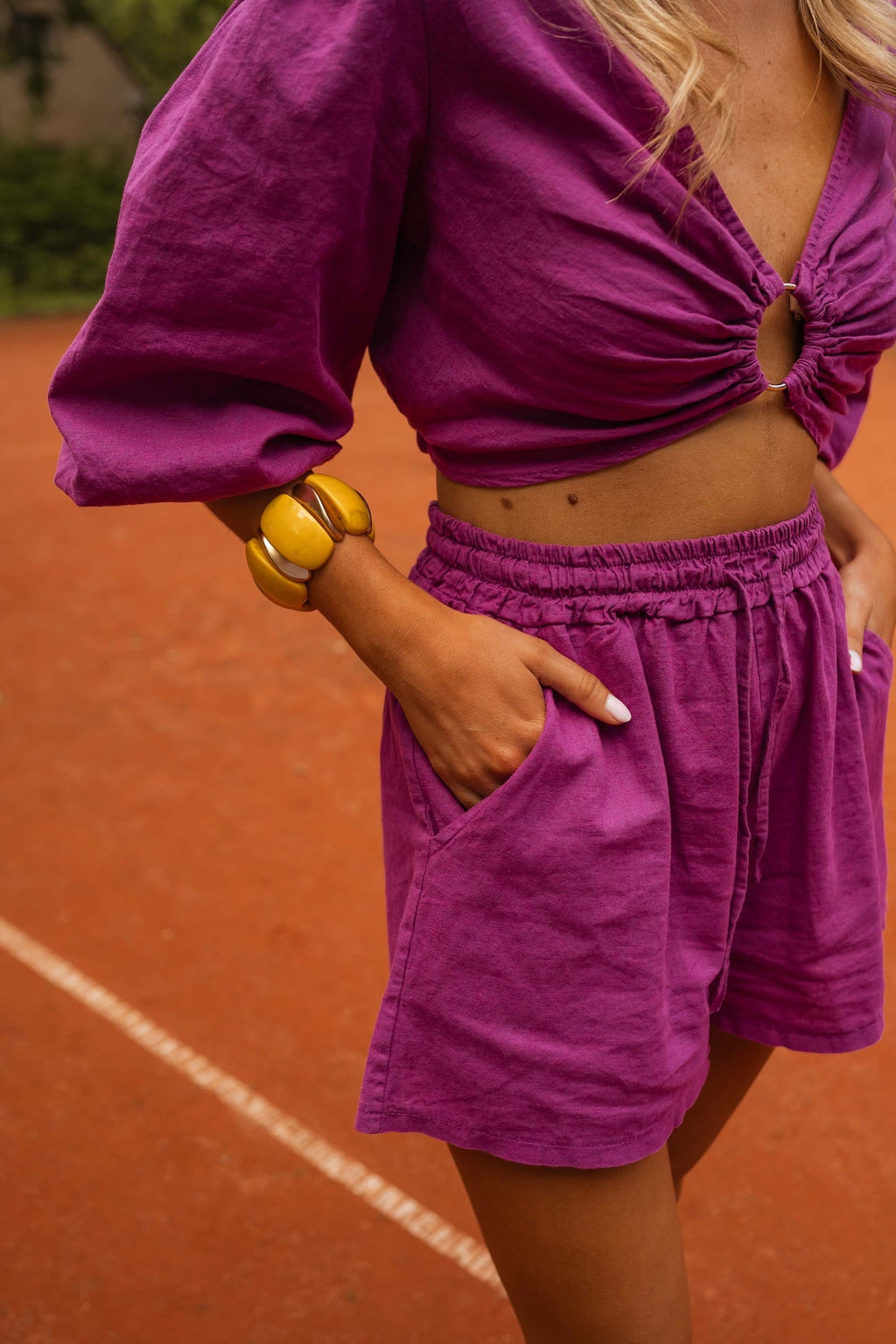 Bracelet Gola jaune et or