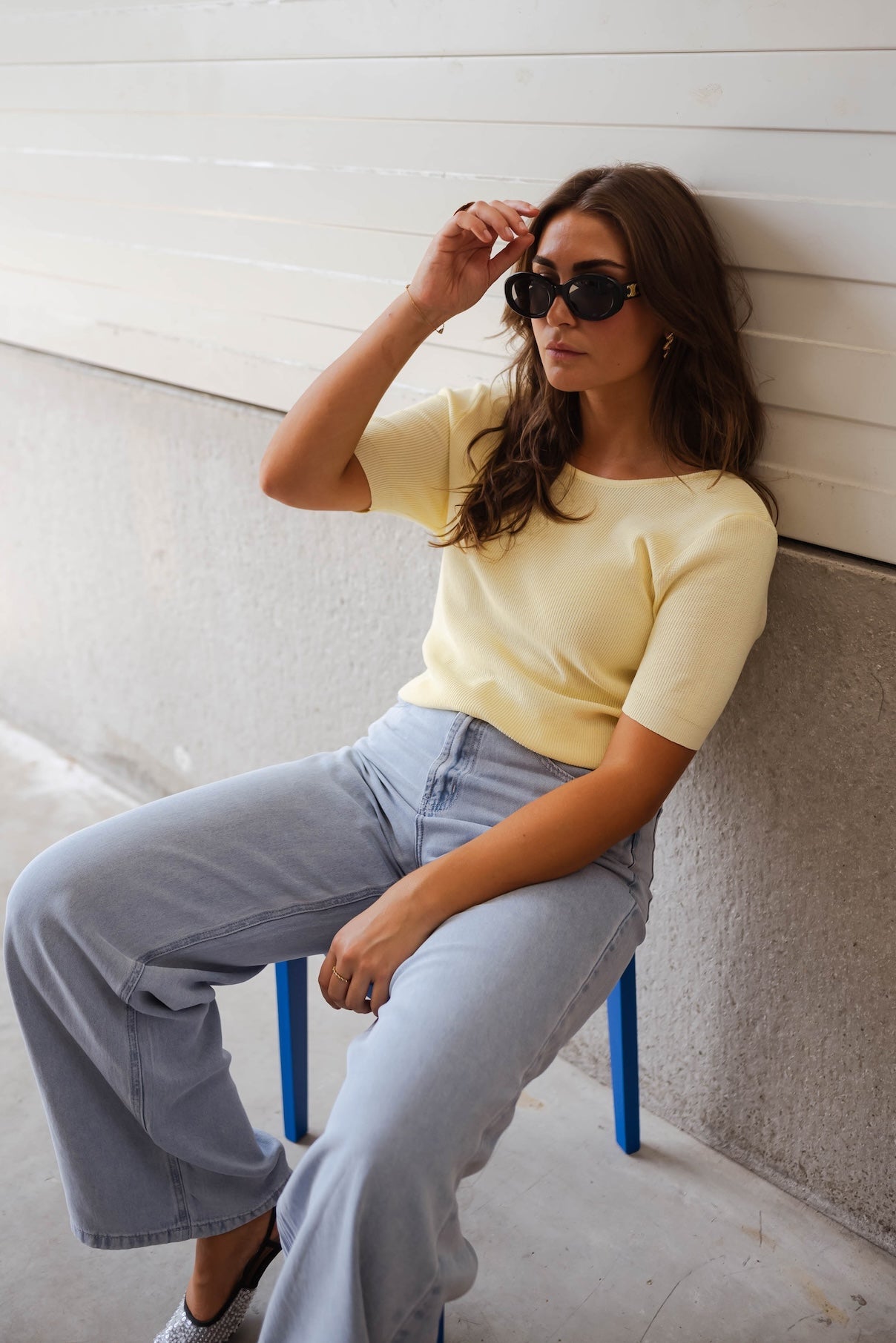 Chemisier jaune Lalou