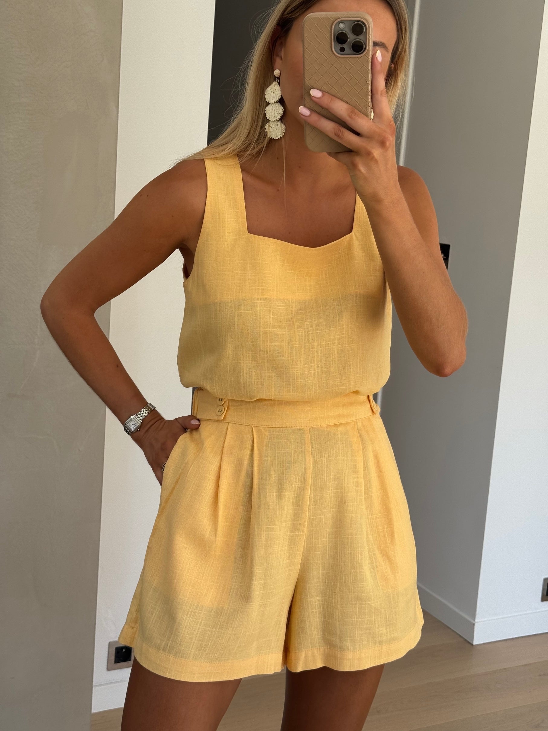 Short Lison jaune