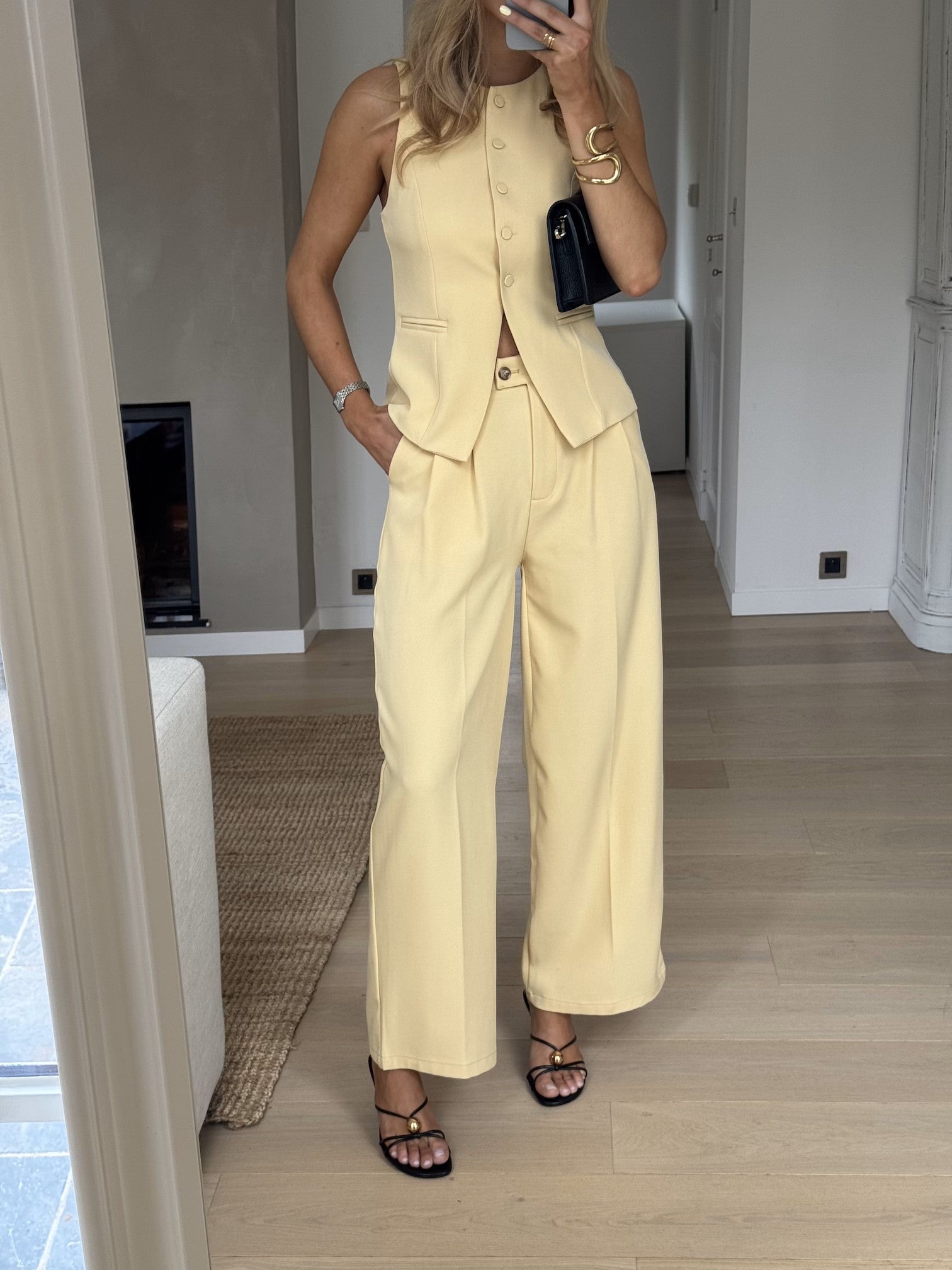 Pantalon Pola jaune