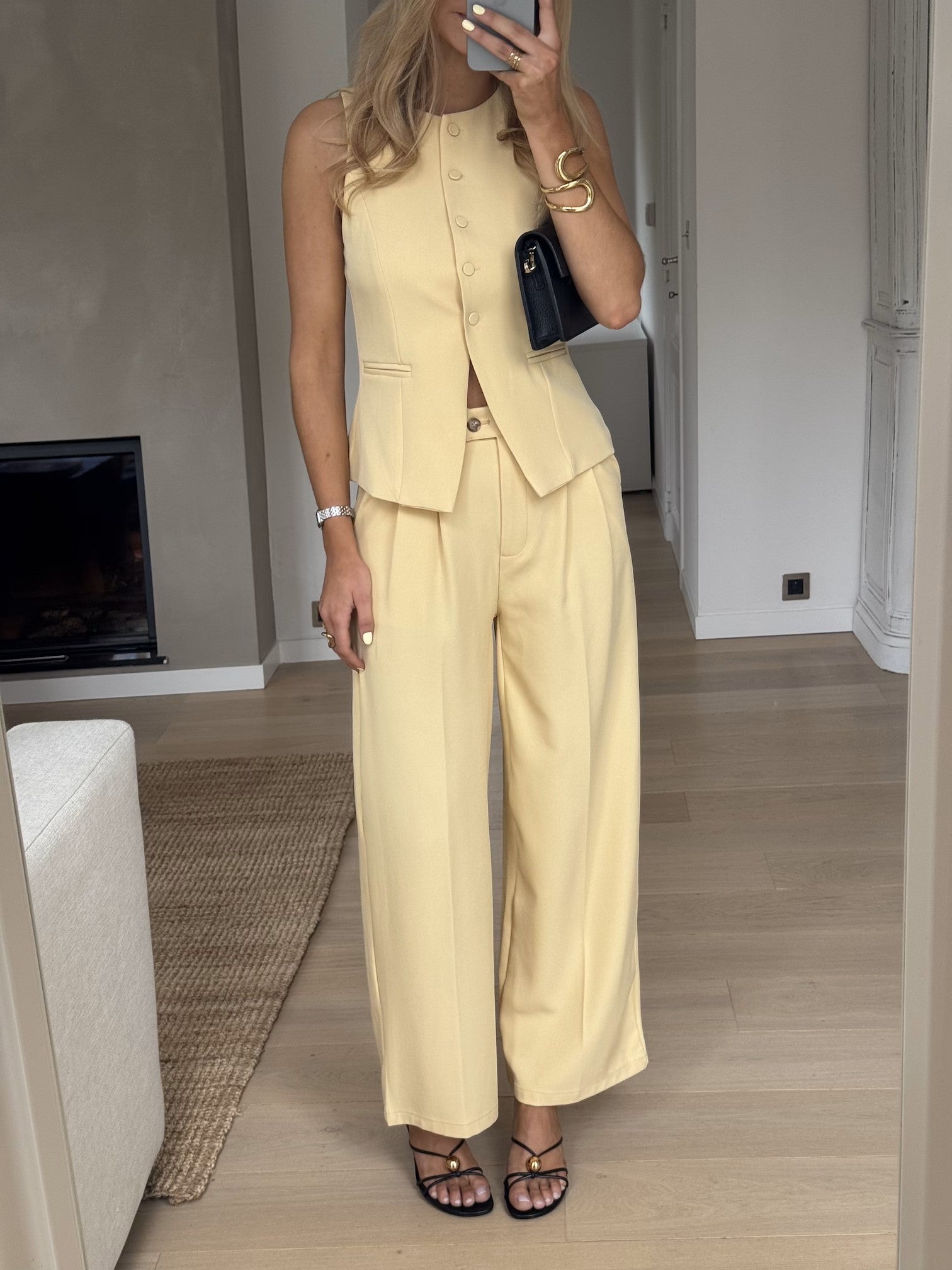 Pantalon Pola jaune