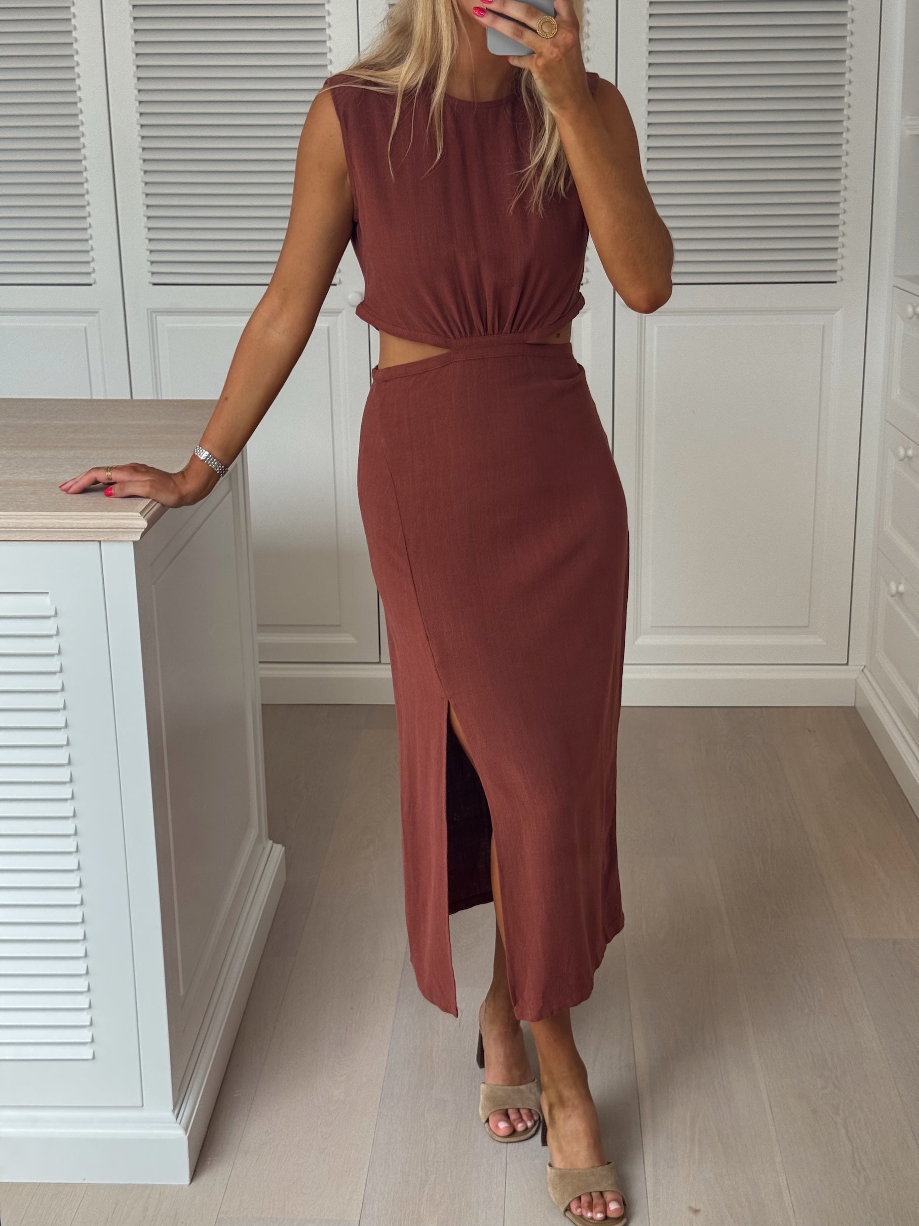 Robe Aubry en chocolat
